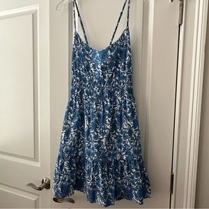 Anthropologie Blue Motif Dress